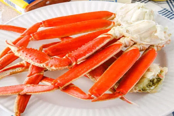 Chế biến chân cua tuyết