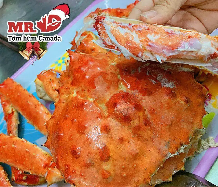Cua hoàng đế rang muối