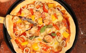 cách làm pizza hải sản