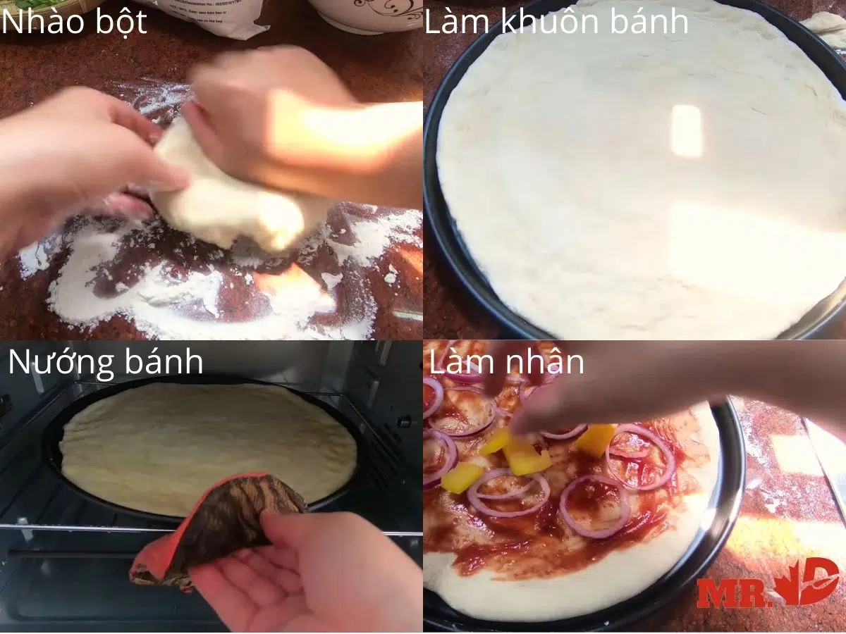 cách làm pizza hải sản