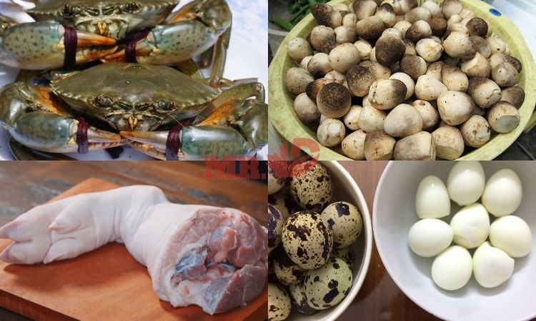 Chuẩn bị nguyên liệu bánh canh cua biển