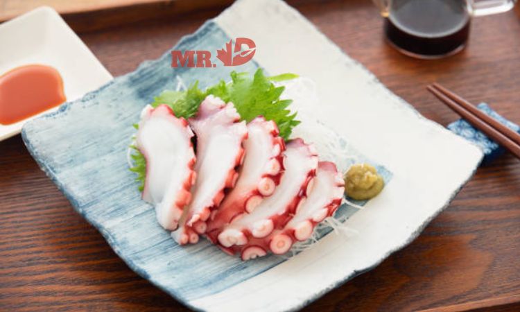 Hương vị và trải nghiệm ẩm thực sashimi bạch tuộc