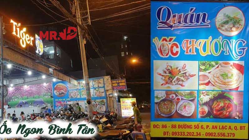 10 quán ốc, nhà hàng buffet hải sản Quận Bình Tân ăn ngon, giá rẻ