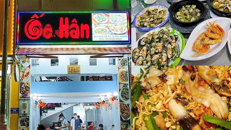 13 nhà hàng buffet hải sản, quán ốc Phú Nhuận món ngon, chất lượng, giá tốt nhất