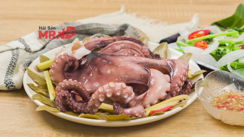 Cách làm bạch tuộc hấp gừng sả cực ngon tại nhà